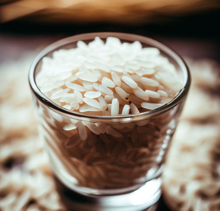 ryż w szklance