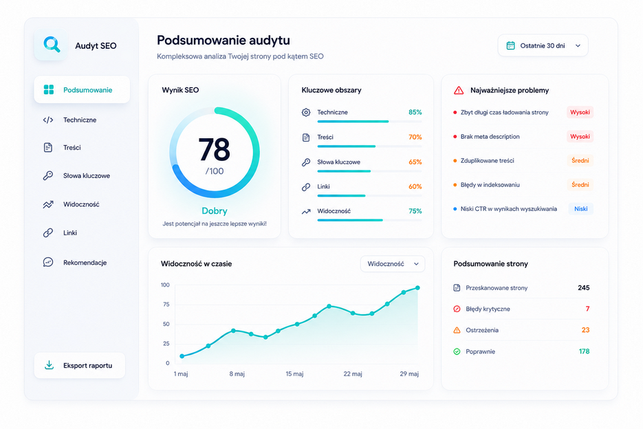 nowoczesny audyt seo